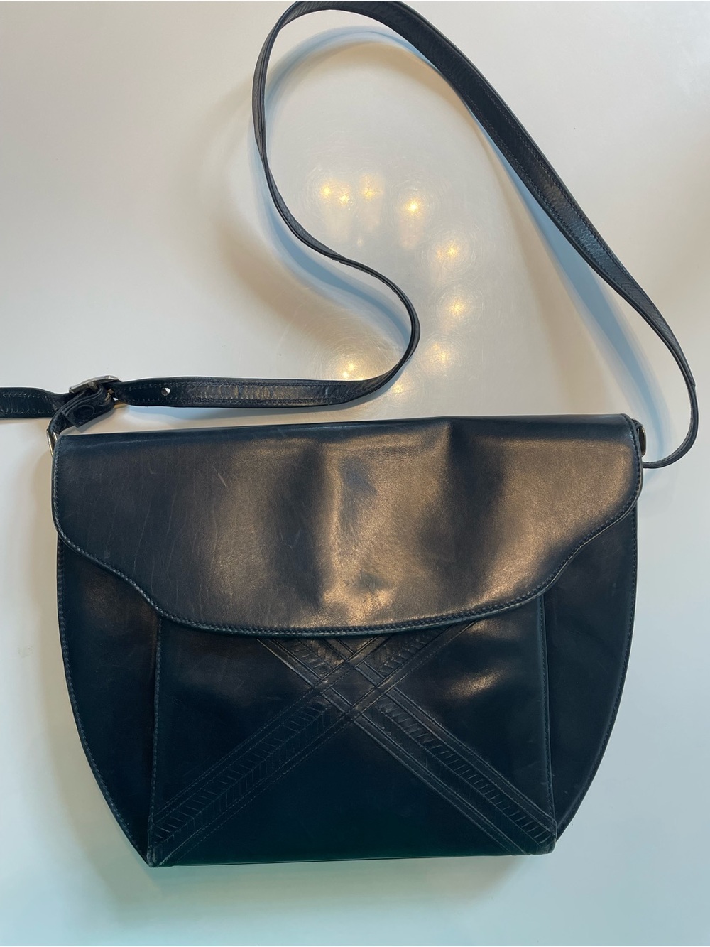 vintage Bruno Magli leather shoulder bag